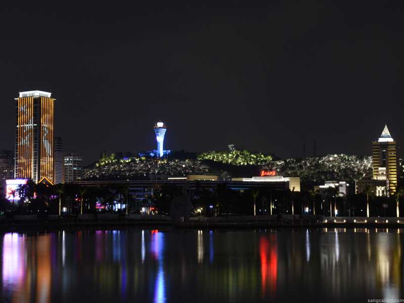 厦门金砖峰会筼筜湖片区夜景照明提升工程